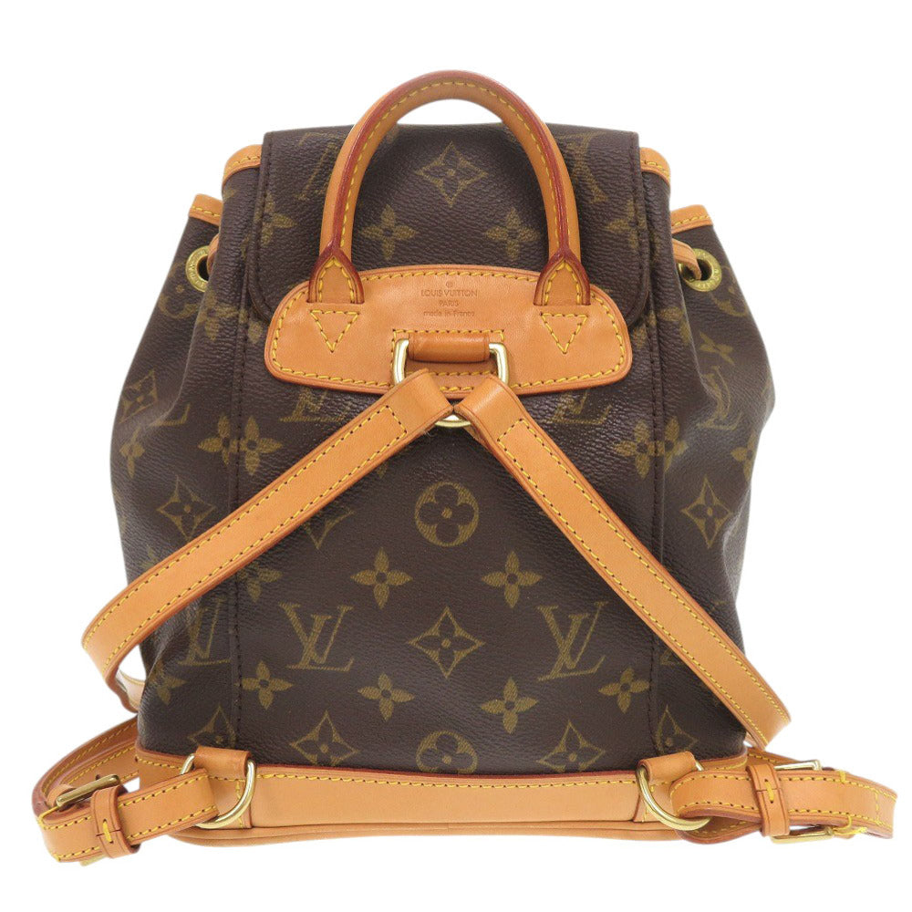  LOUIS VUITTON Backpack Monogram canvas Brown Monogram Mini Montsouris