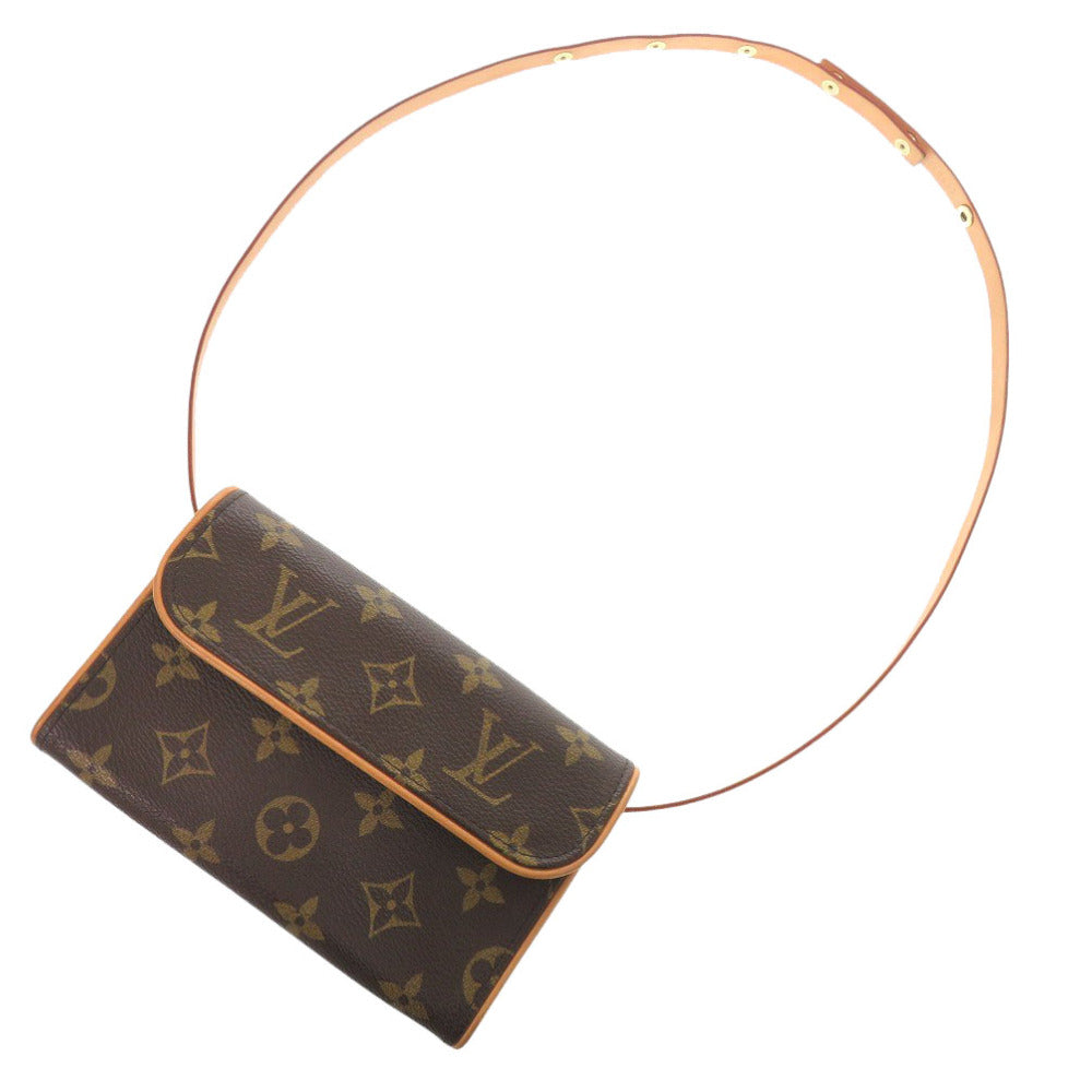 LOUIS VUITTON Waist bag Monogram canvas Brown Monogram Pochette Florentine