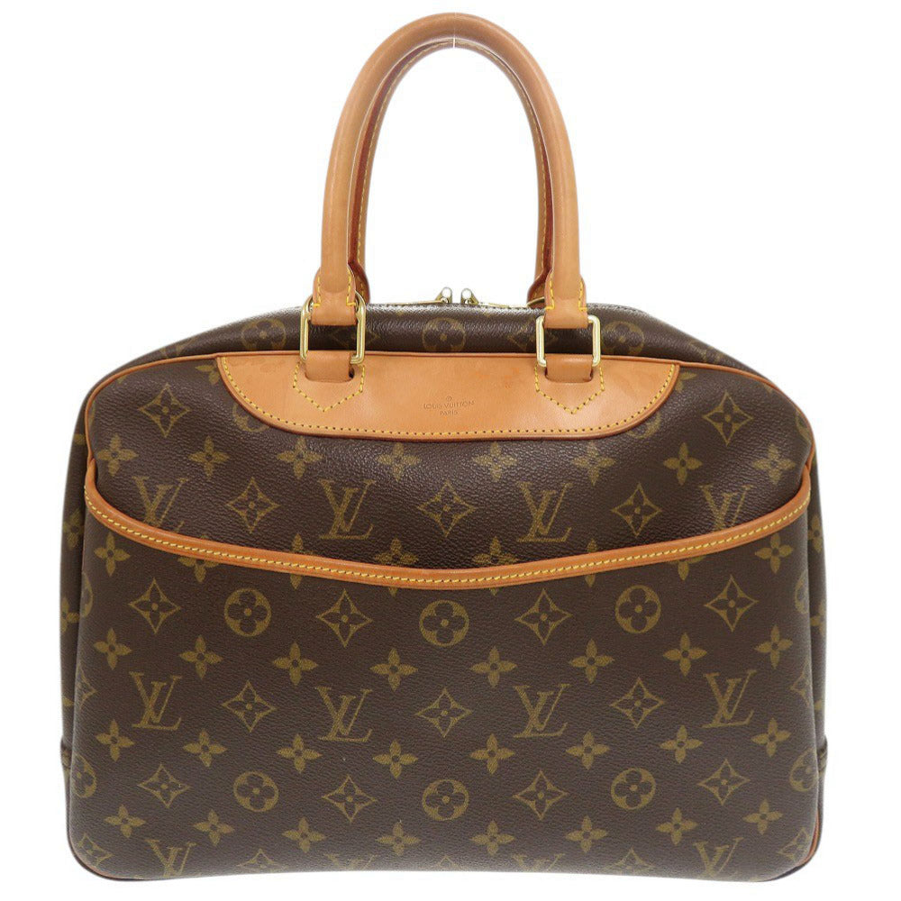 LOUIS VUITTON Handbag Monogram canvas Brown Monogram Deauville Women