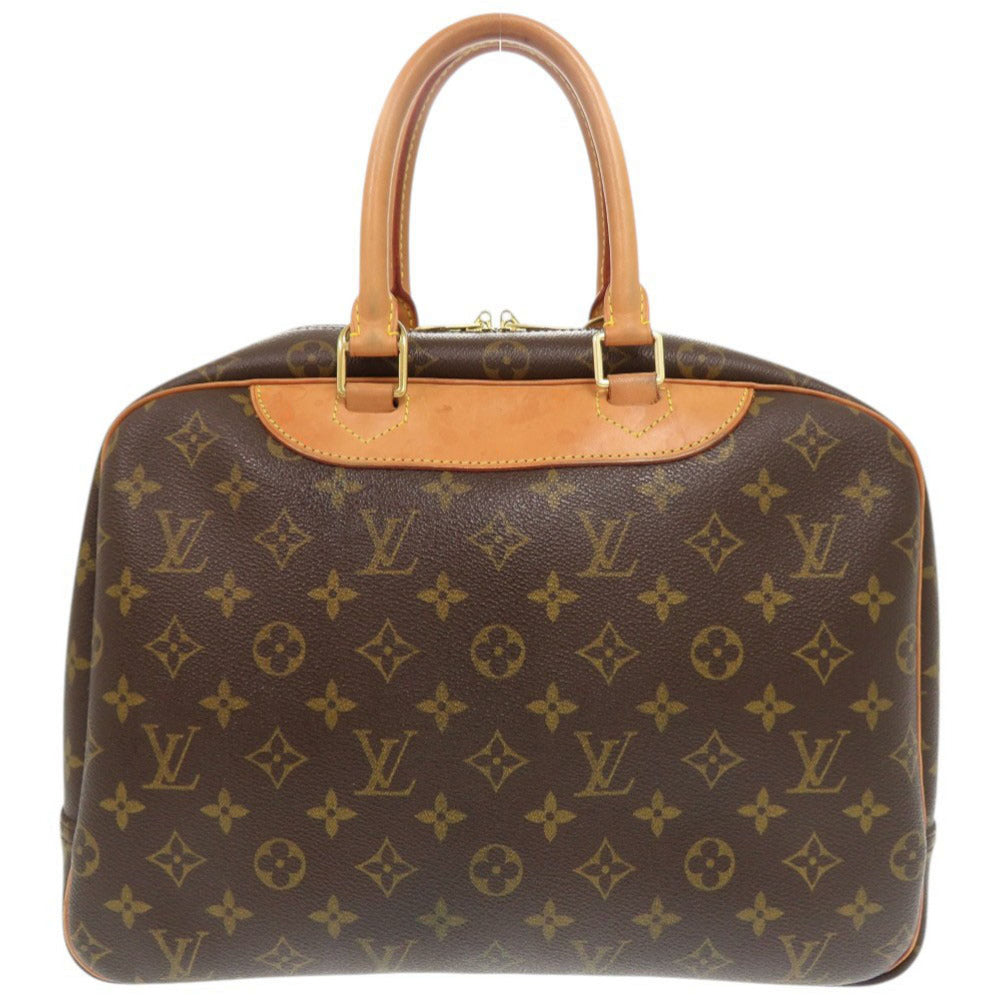 LOUIS VUITTON Handbag Monogram canvas Brown Monogram Deauville Women