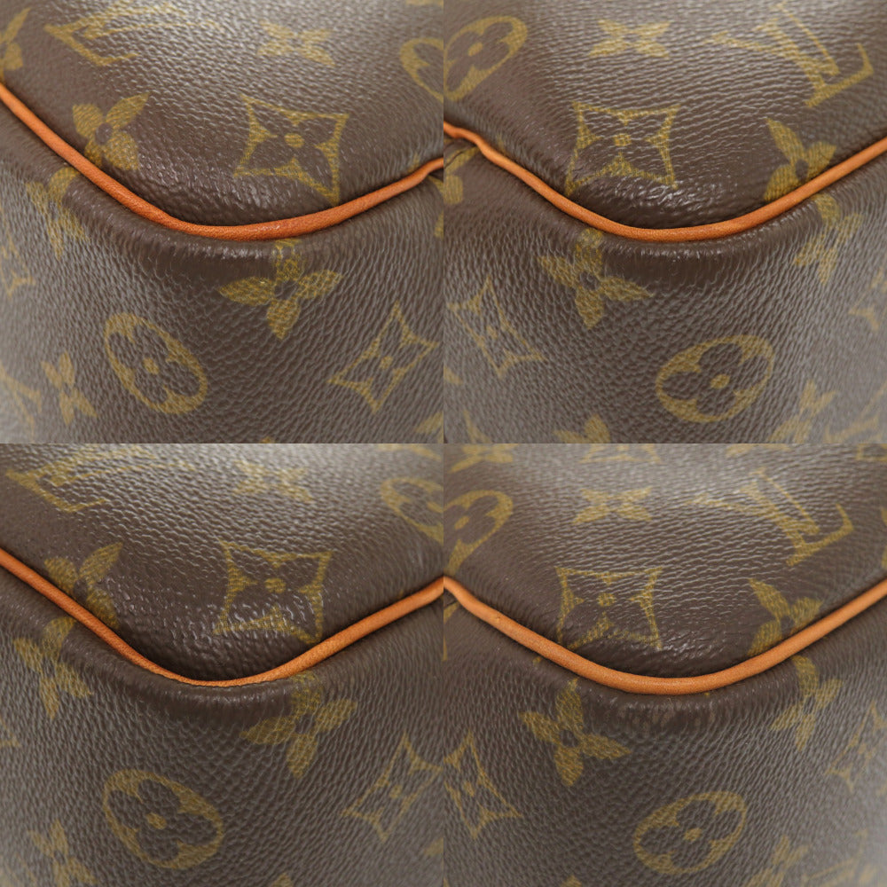 LOUIS VUITTON Handbag Monogram canvas Brown Monogram Deauville Women