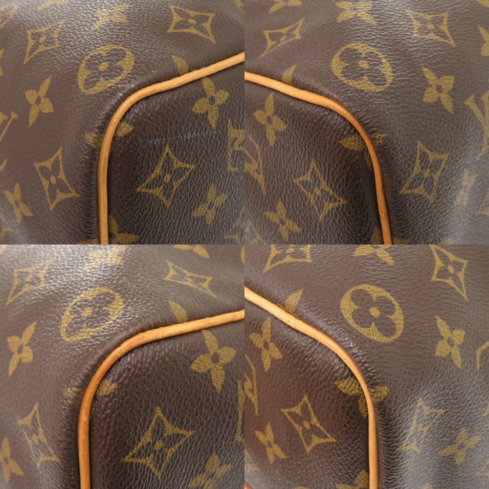  LOUIS VUITTON Boston Duffel bag Monogram canvas Brown Monogram Keepall bandouliere50