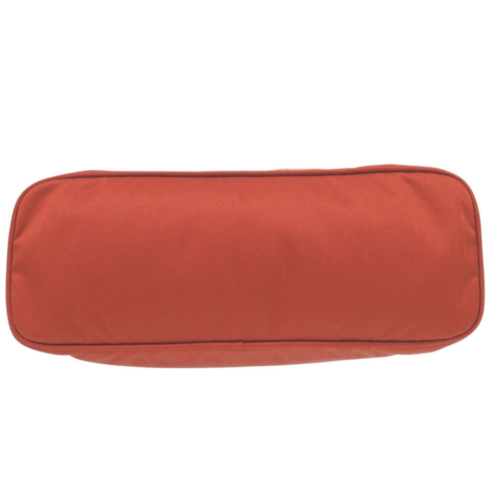 HERMES Pouch cotton Orange brown Multi-Case Cosmetics Pouch Bored pouch Women