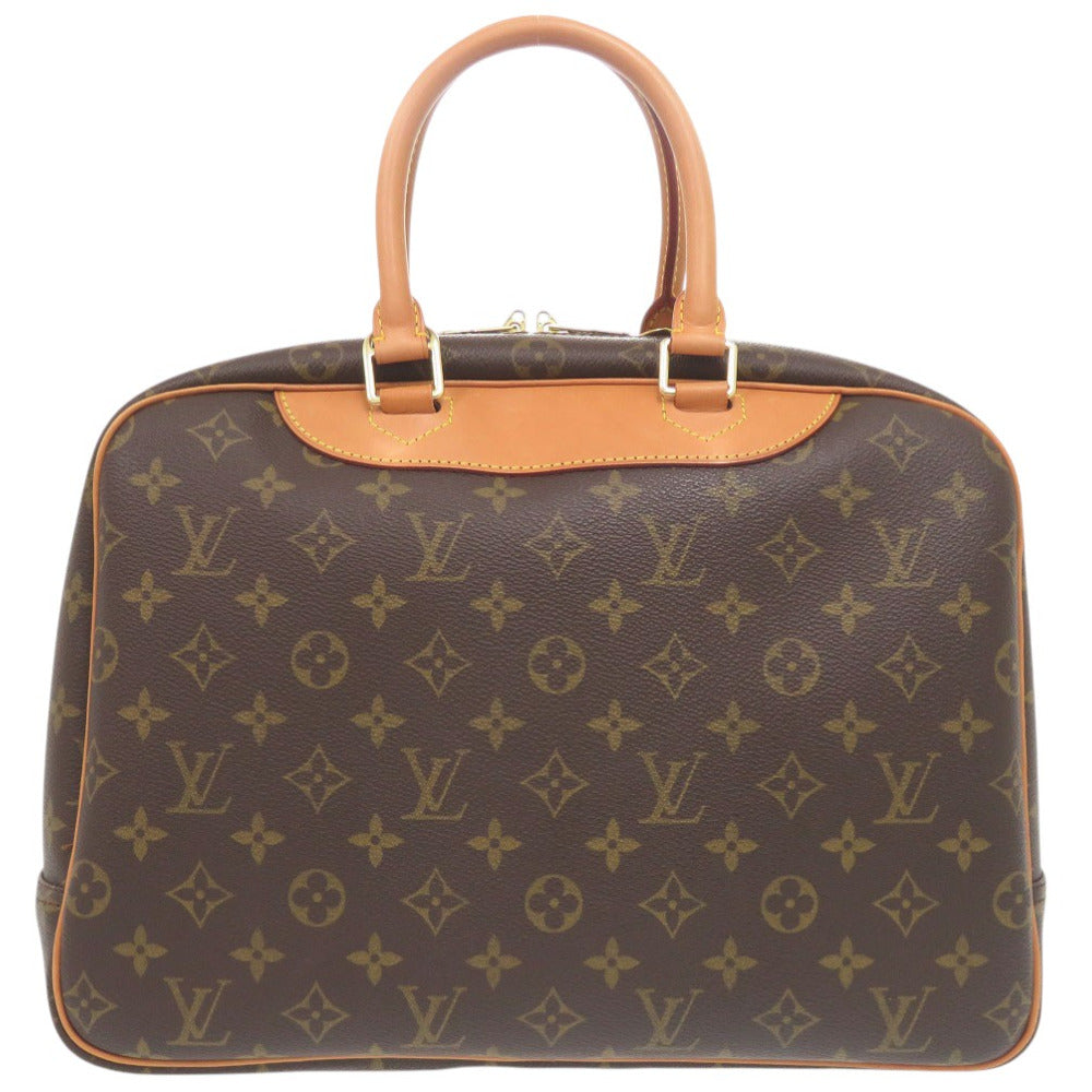 LOUIS VUITTON Handbag Monogram canvas Brown Monogram Deauville unisex(Unisex)