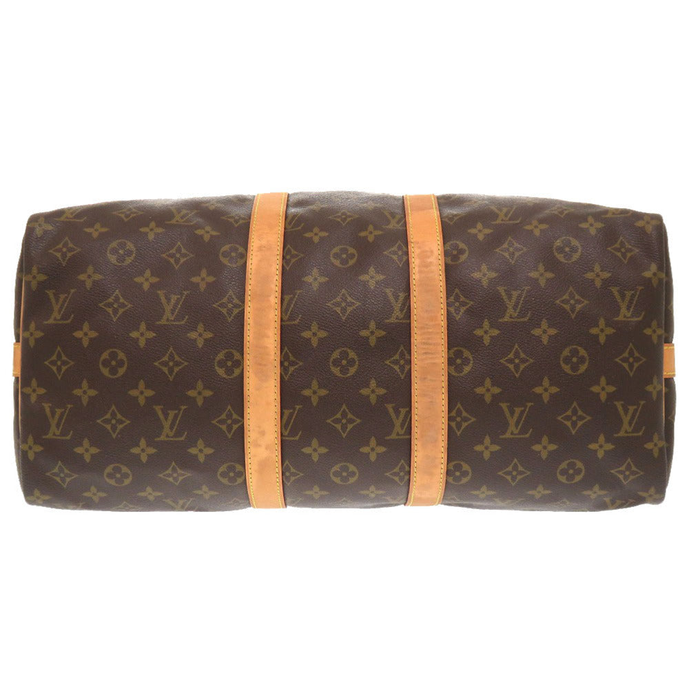 LOUIS VUITTON Boston Duffel bag Monogram canvas Brown Monogram Keepall bandouliere45 mens