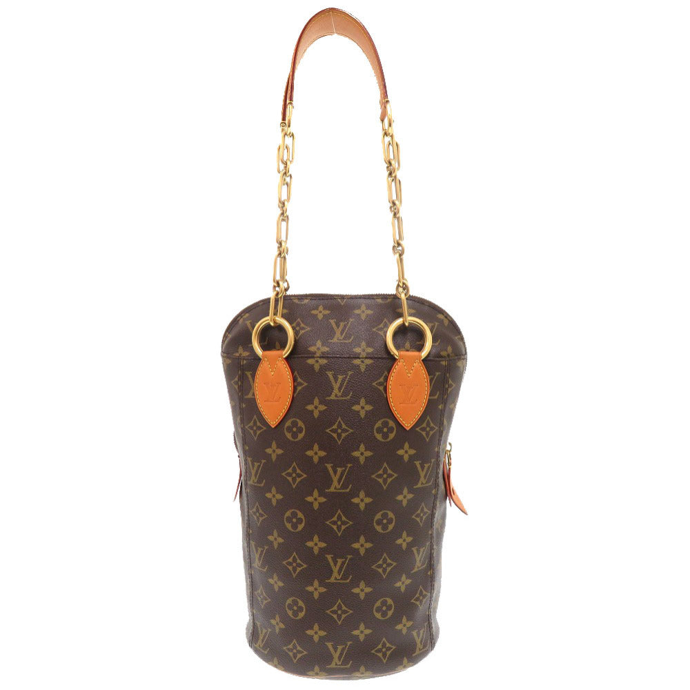 LOUIS VUITTON Shoulder Bag Monogram canvas Brown Karl Lagerfeld Monogram Punching bag baby Women