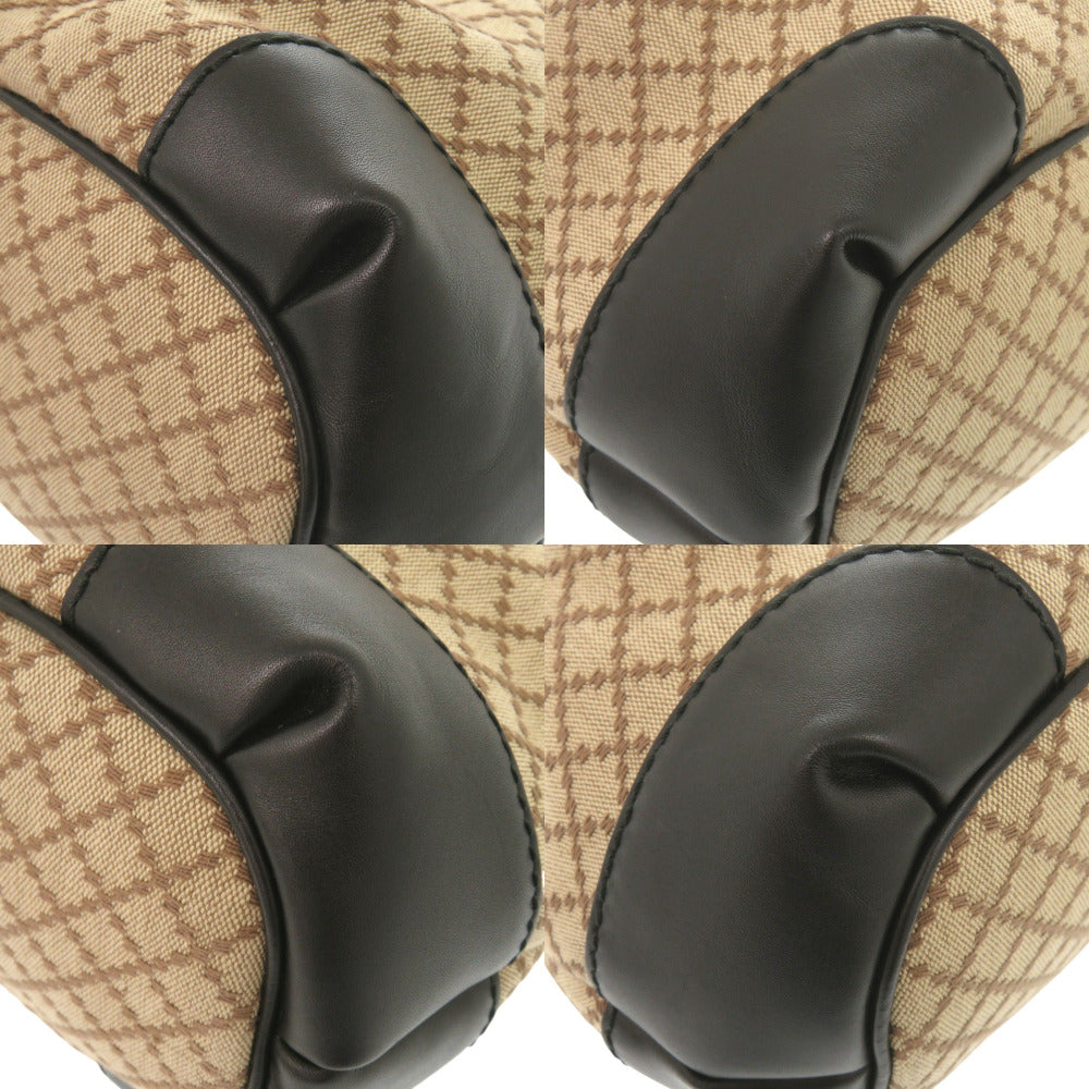GUCCI Handbag 247902 GG canvas, leather beige Women