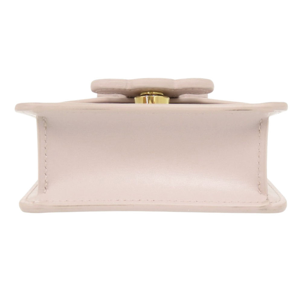 CELINE Shoulder Bag leather Pink type ChainShoulder pouch Triomphe Women