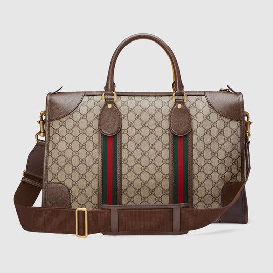 Gucci Monogram Nylon Leather Crossbody