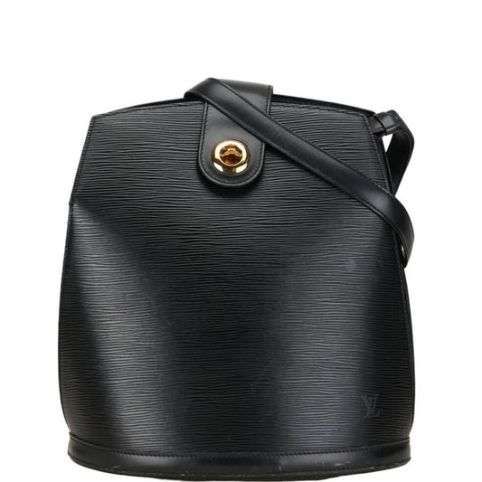 Louis Vuitton Noir Leather Shoulder Bag