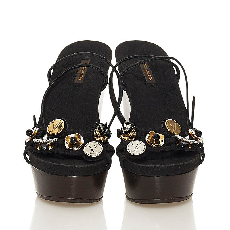 Louis vuitton Pumpkins Swede Black Brown 's Eyes