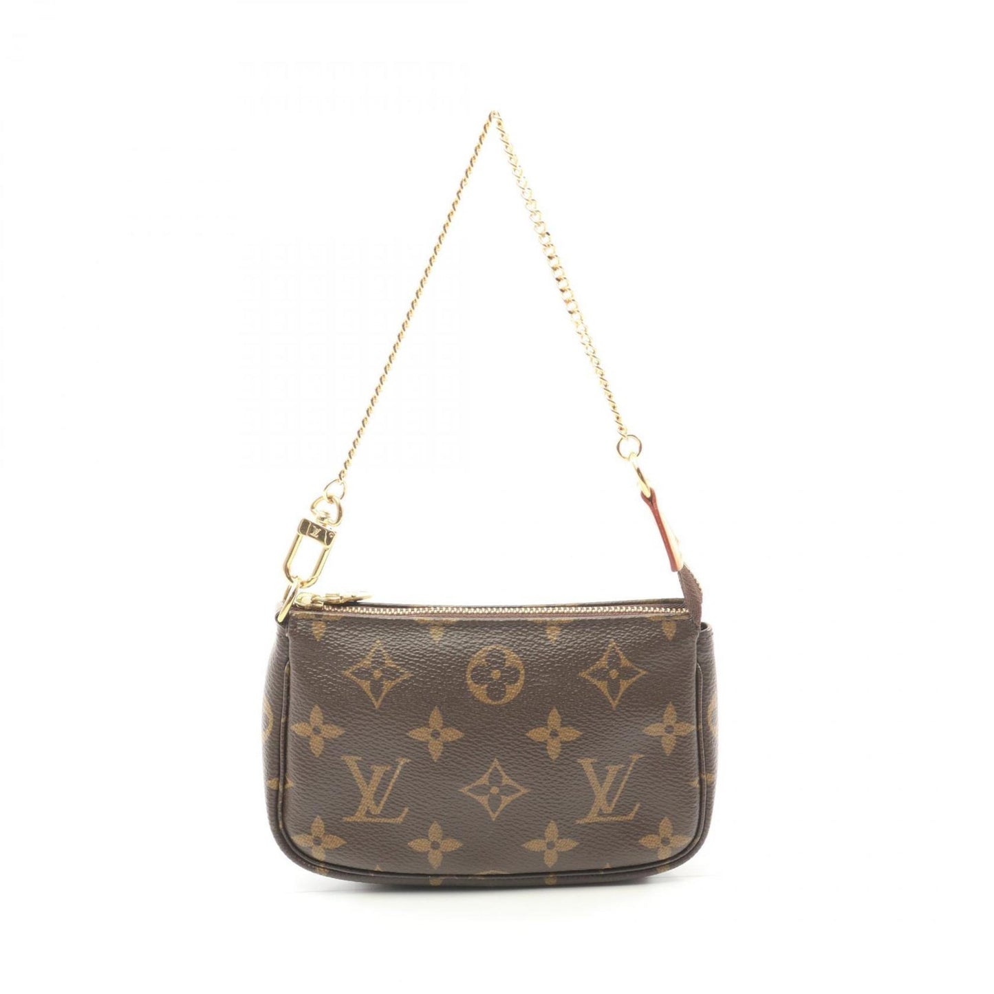 Louis Vuitton Coated Canvas Leather Handbag Pochette