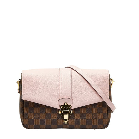 Louis Vuitton Louis Vuitton DamiÃ¨re N44244 Shoulder Bag PVC/Ledger Magnolia Pink Brown