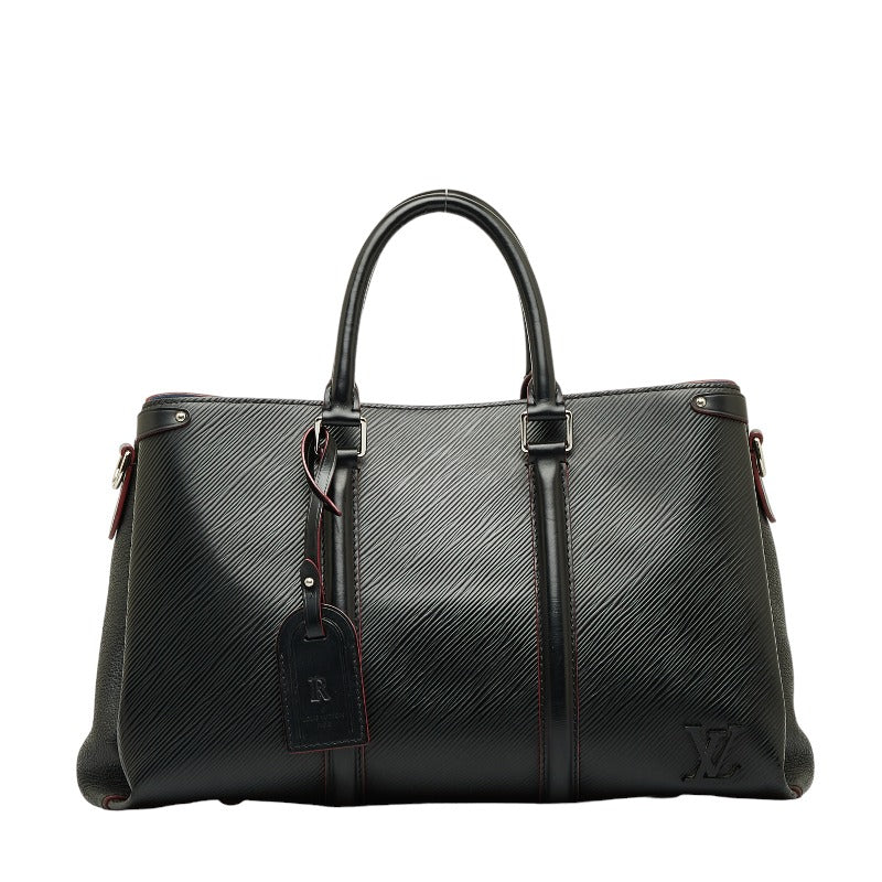 Louis Vuitton Epic Suffron NV MM Handbag Shoulder Bag 2WAY M55610 Noir Black Red Leather Louis Vuitton
