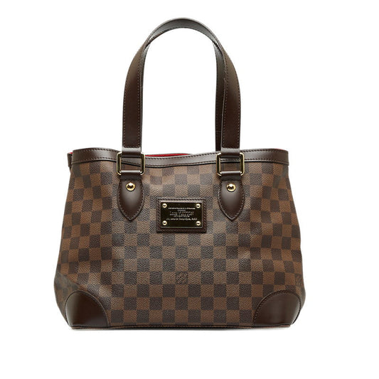Louis Vuitton Damiere Hamsteed PM Tortoise Bag N51205 Brown PVC Leather Louis Vuitton