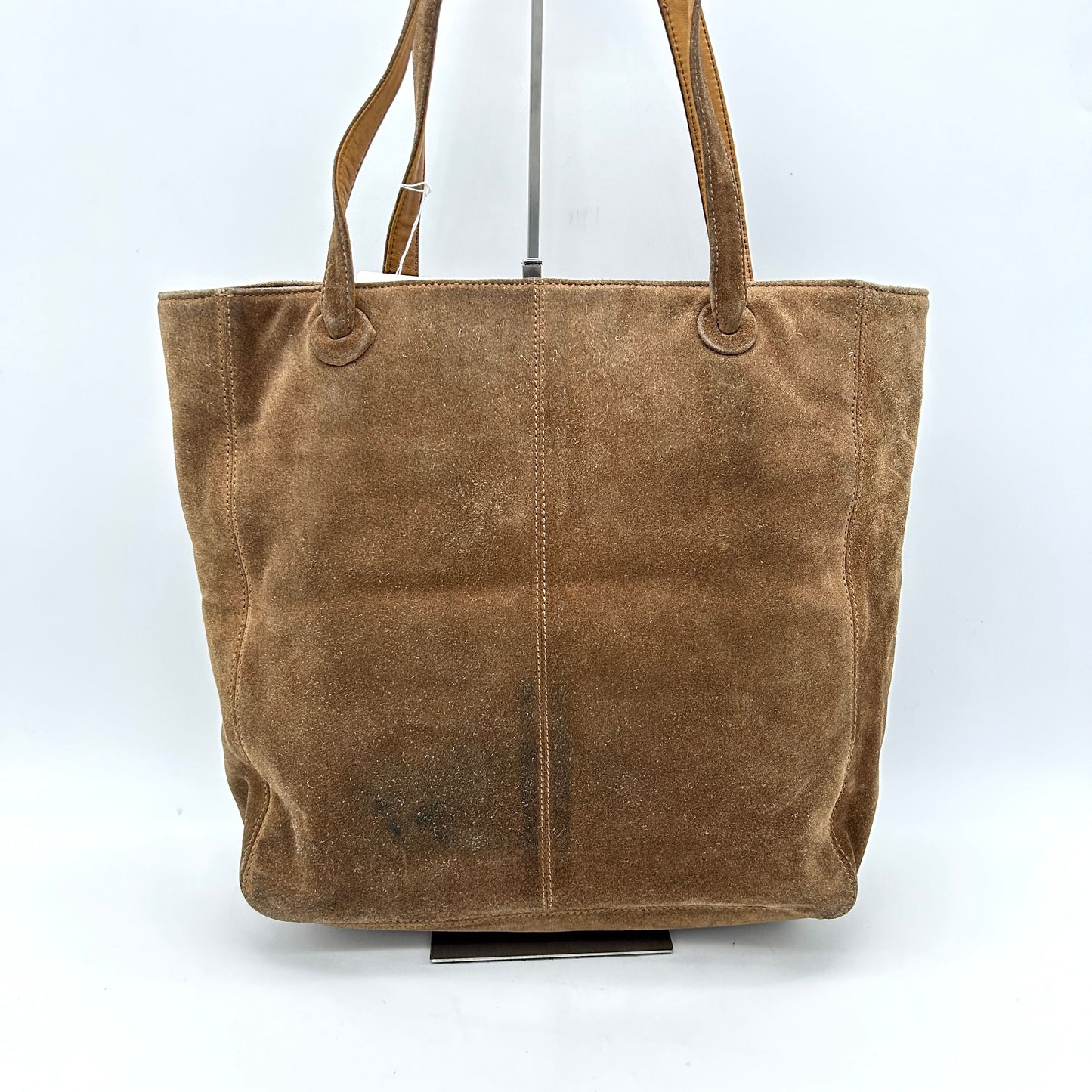 Chanel Brown Suede CC Logo Shopper Tote Bag ch8865bg