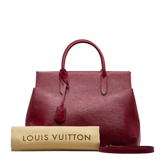 Louis Vuitton Epi Marley MM Handbag Shoulder Bag 2WAY M94615 Fushia Pearl Leather Louis Vuitton