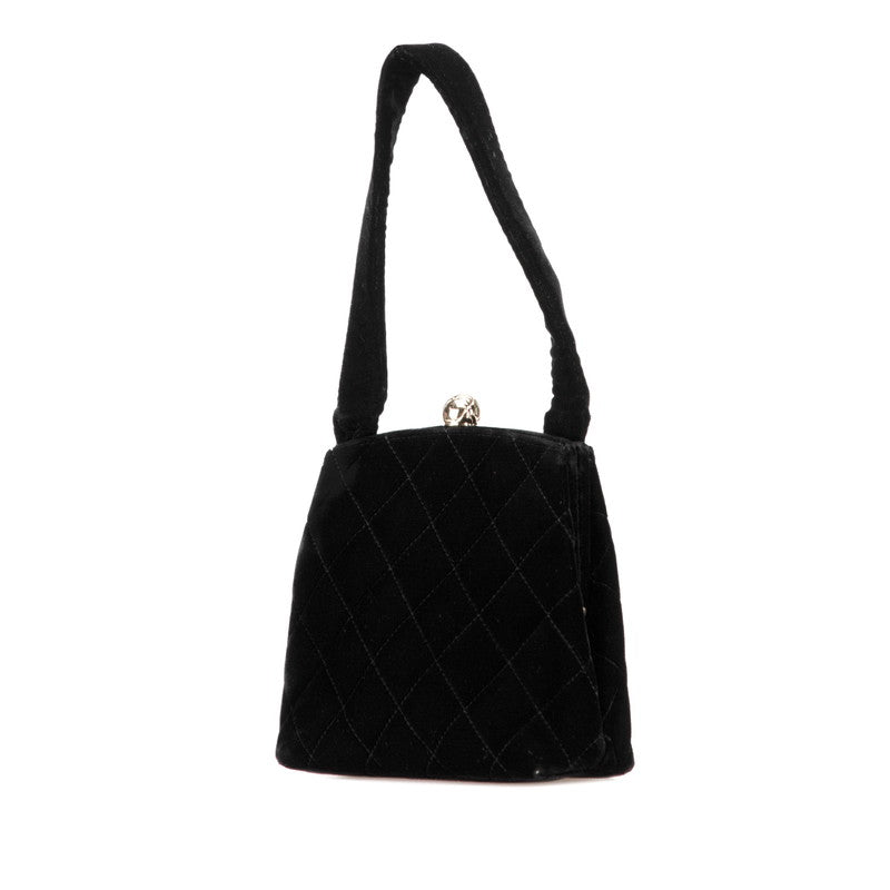 Chanel Coco MatelassÃ© Velour Handbag