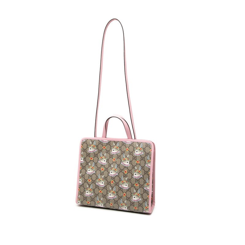 Gucci Higuchi Yuko GG Supreme PVC 2way Bag