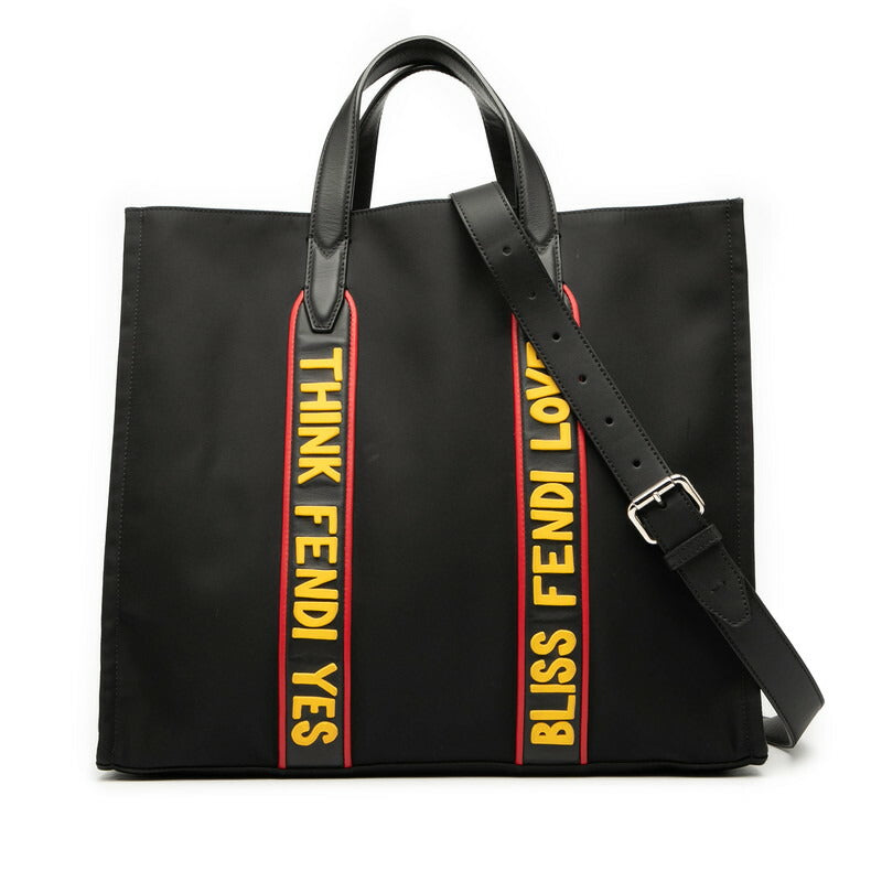 Fendi 7VA390 Nylon Leather 2way Bag