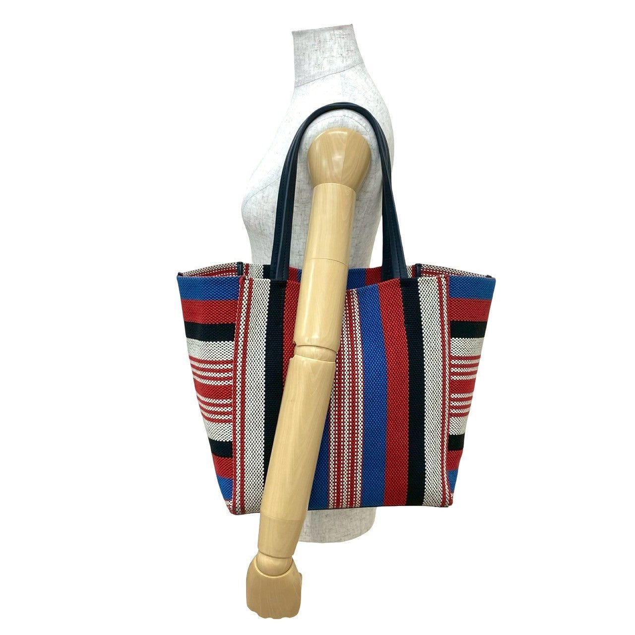 CELINE Tote Bag canvas Navy Hippo Phantom