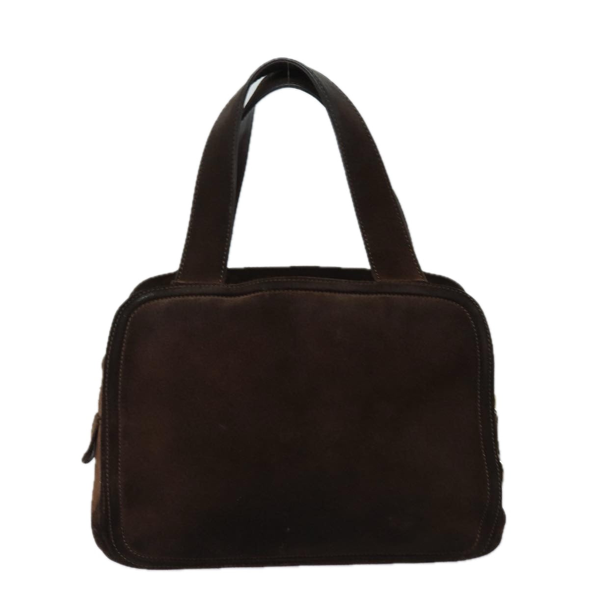 Luxury CELINE Hand Bag Suede Brown 80059