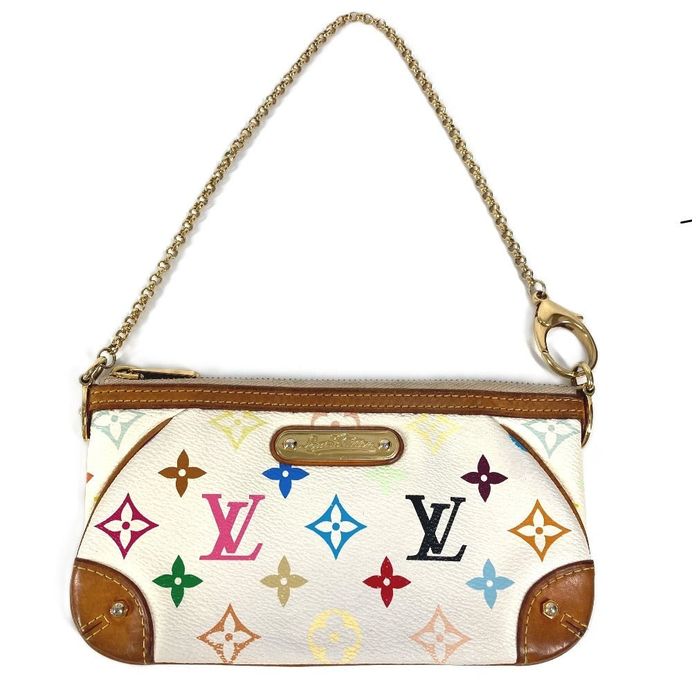 LOUIS VUITTON Shoulder Bag Monogram multicolor canvas white Monogram multicolor Mira MM