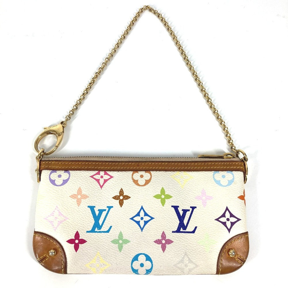 LOUIS VUITTON Shoulder Bag Monogram multicolor canvas white Monogram multicolor Mira MM