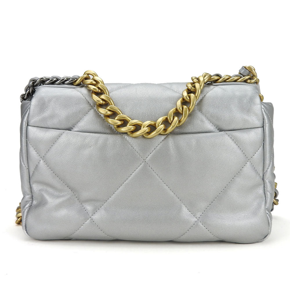 CHANEL Shoulder Bag AS1160 leather gray COCO Mark chanel 19