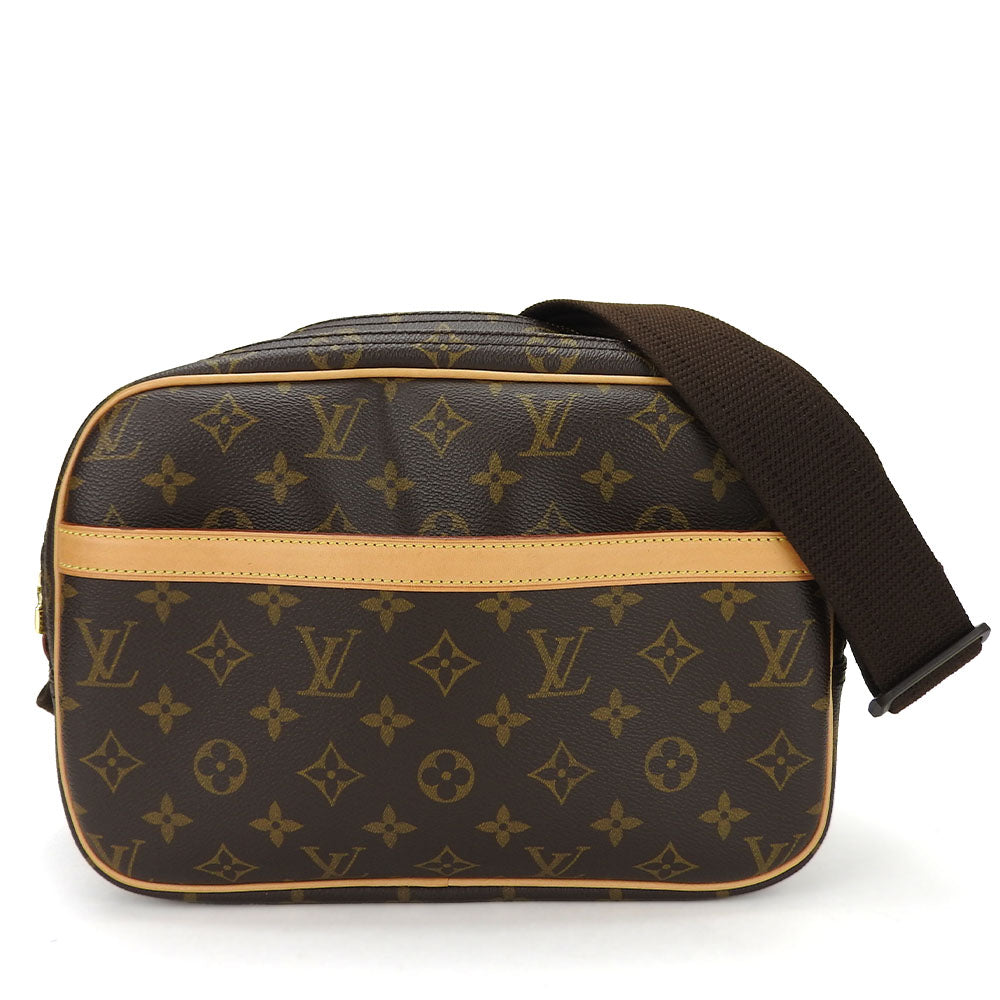 LOUIS VUITTON Shoulder Bag Monogram Brown Reporter PM