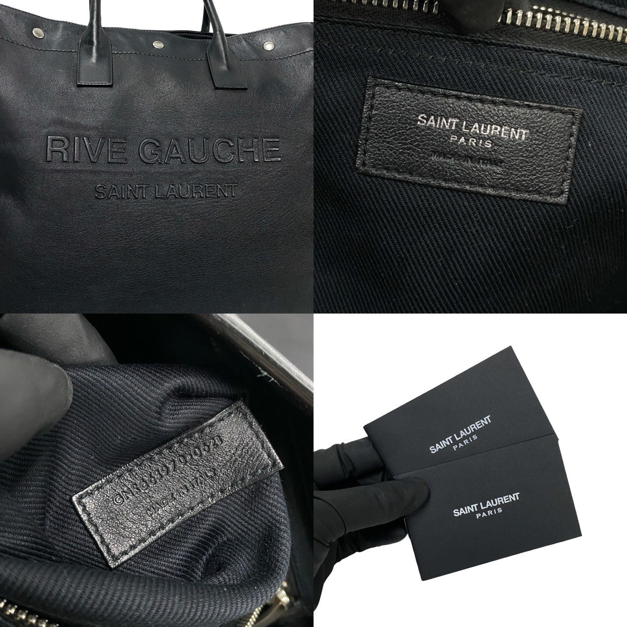 Saint Laurent Leather Rive Gauche Tote