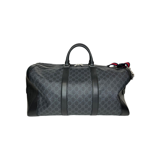 Gucci Leather Canvas Shoulder Bag