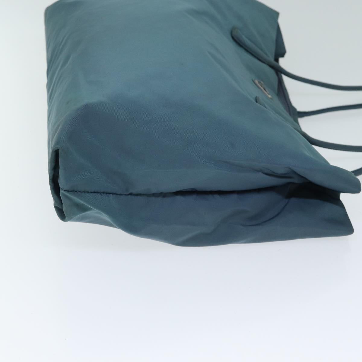 PRADA Tote Bag Nylon Blue Auth