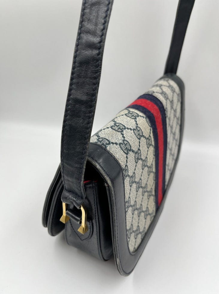 Gucci Leather Canvas Crossbody Style 3
