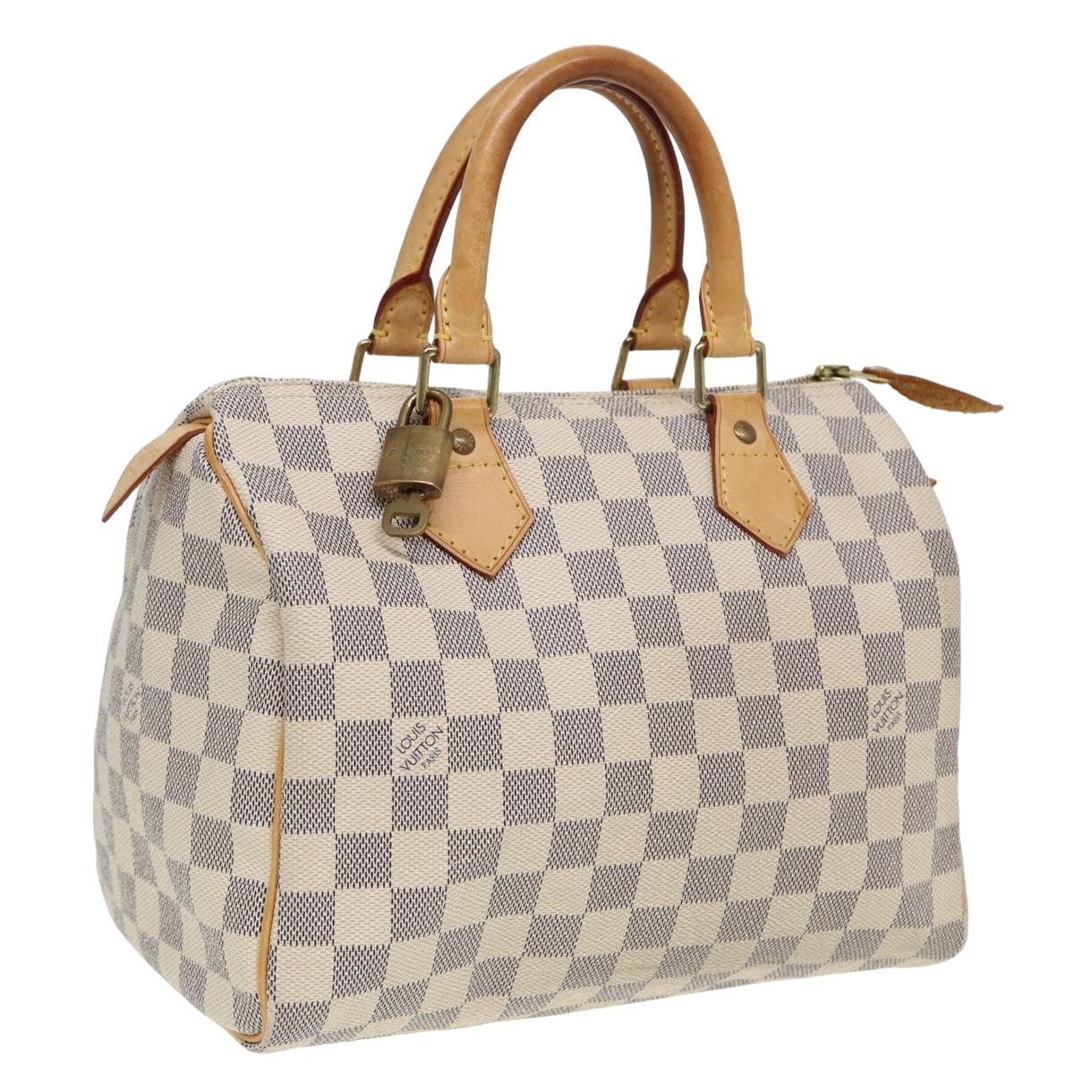 LOUIS VUITTON Damier Azur Hand Bag N41534 LV Auth 80701