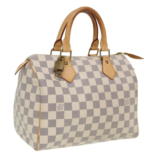 LOUIS VUITTON Damier Azur Hand Bag N41534 LV Auth 80701