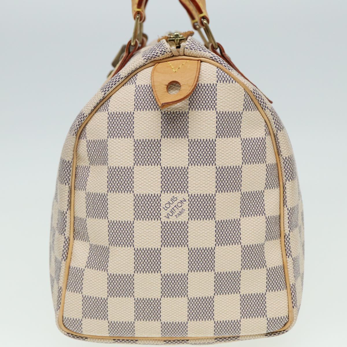 LOUIS VUITTON Damier Azur Hand Bag N41534 LV Auth 80701