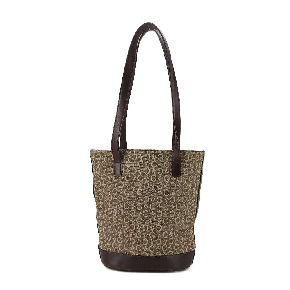 CELINE Tote Bag Canvas, Leather beige Sulky Women