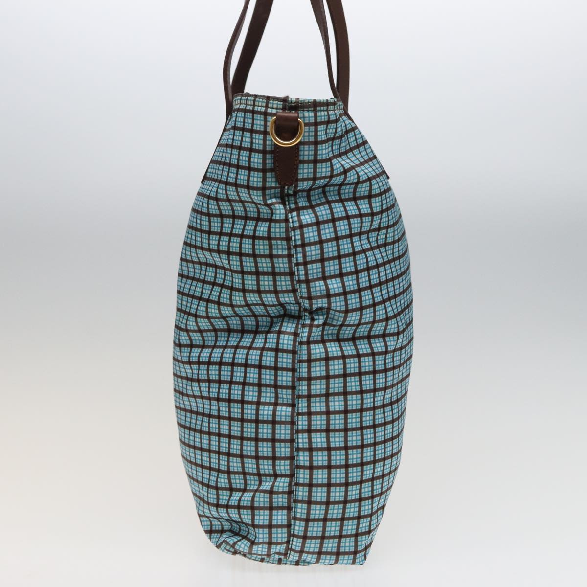 PRADA Hand Bag Nylon 2way Light Blue Auth