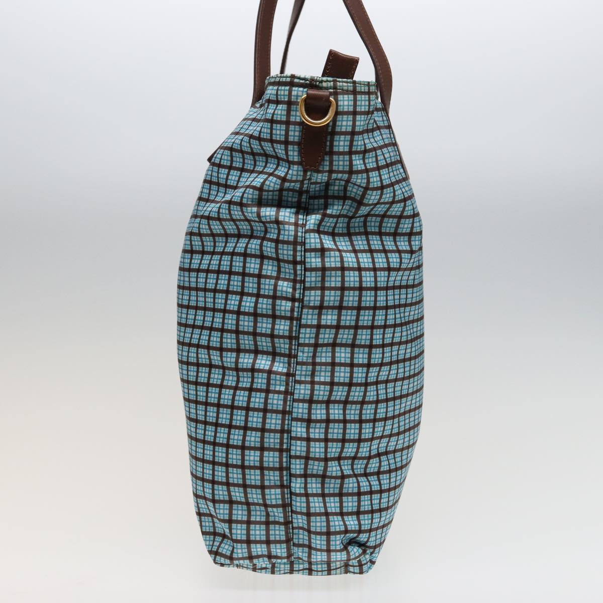 PRADA Hand Bag Nylon 2way Light Blue Auth