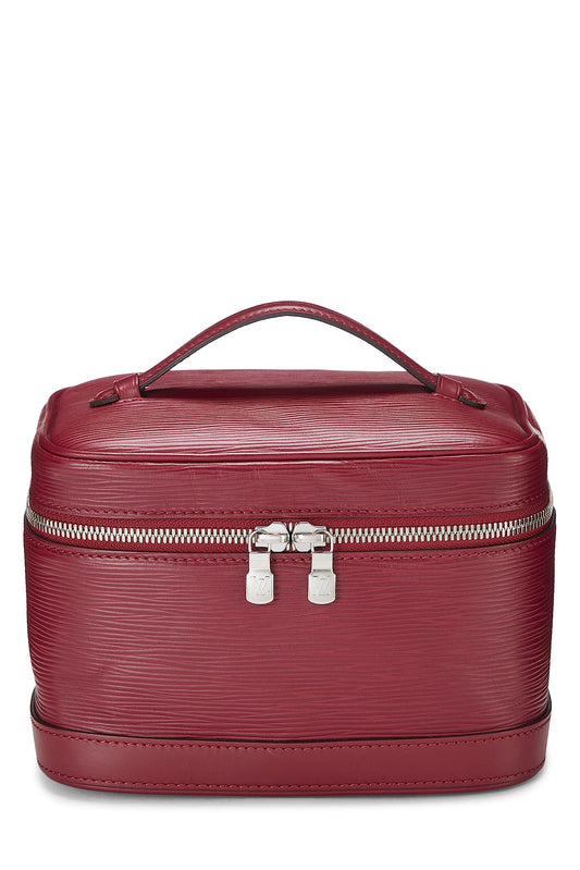 Louis Vuitton, Magenta Epi Nice Vanity Mini, Pink