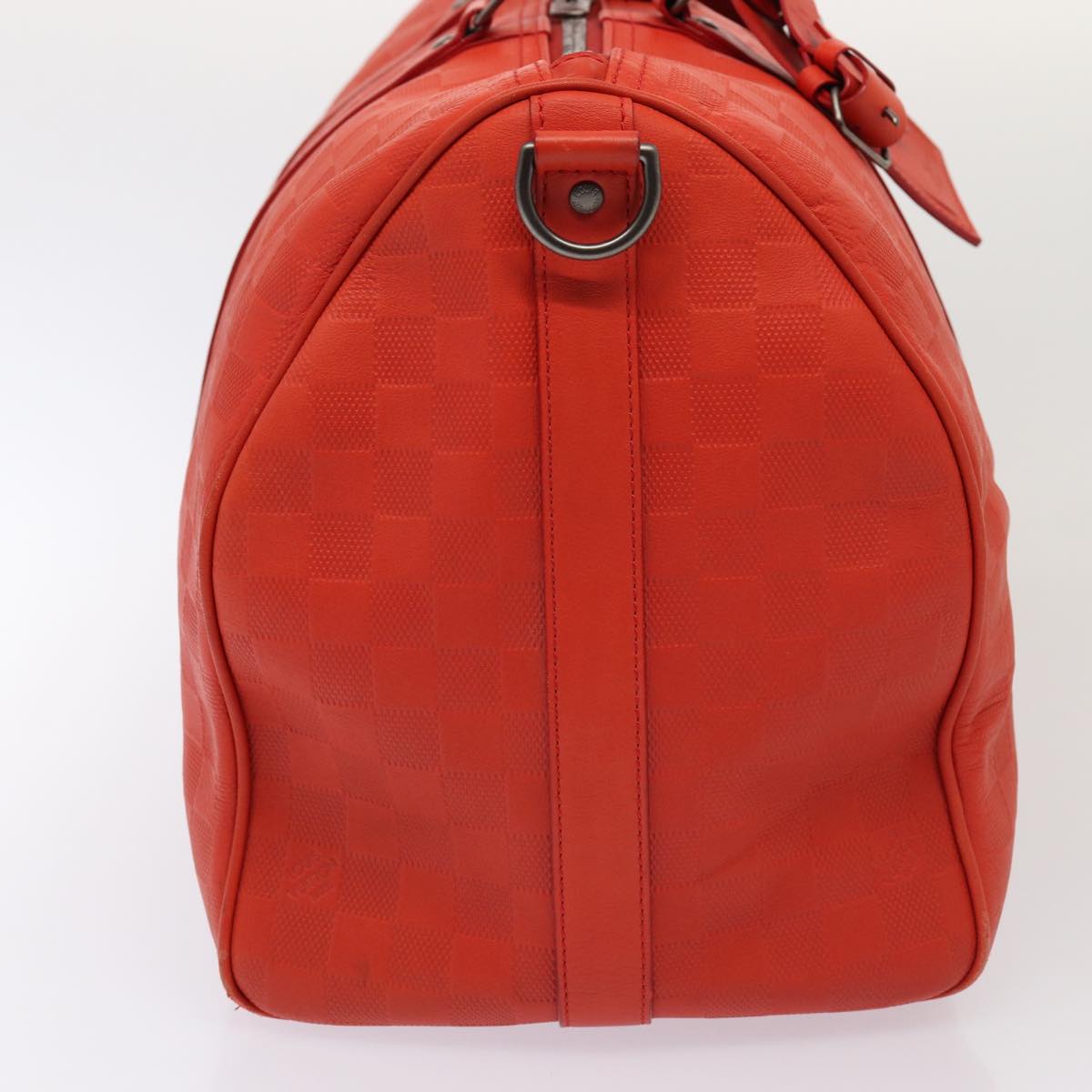 LOUIS VUITTON Damier Infini Keepall Bandouliere 45 Bag Fusion N41142 Auth 81041