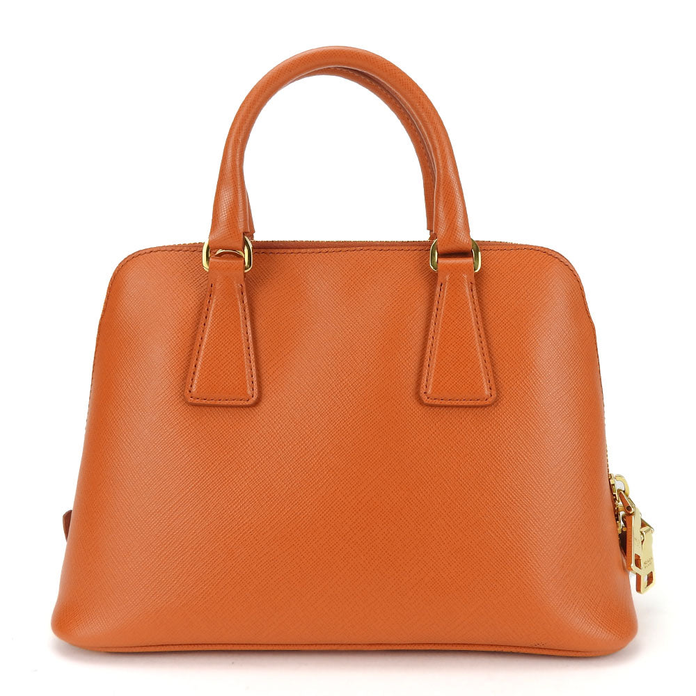 PRADA Handbag BL0838 Safiano leather Orange