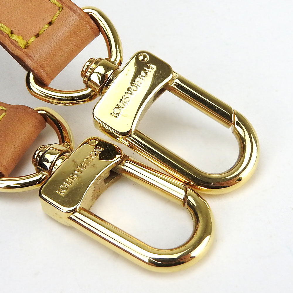 LOUIS VUITTON Shoulder strap Nume leather beige Women