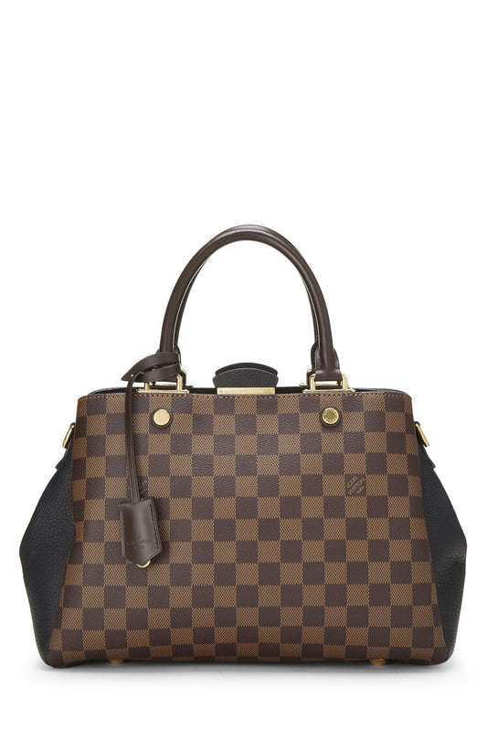 Louis Vuitton, Black Damier Ebene Brittany, Black