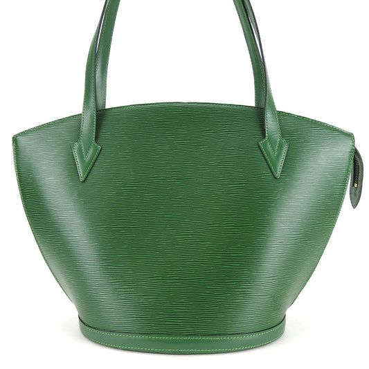 LOUIS VUITTON Tote Bag Epi Leather green Sun jack shopping