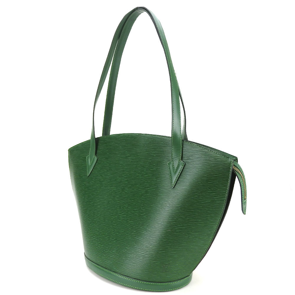LOUIS VUITTON Tote Bag Epi Leather green Sun jack shopping