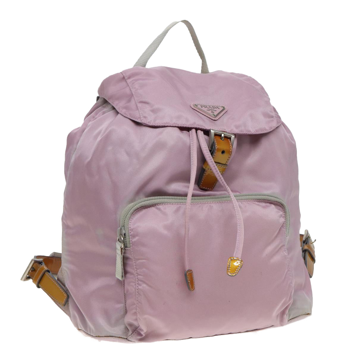 PRADA Backpack Nylon Pink Auth