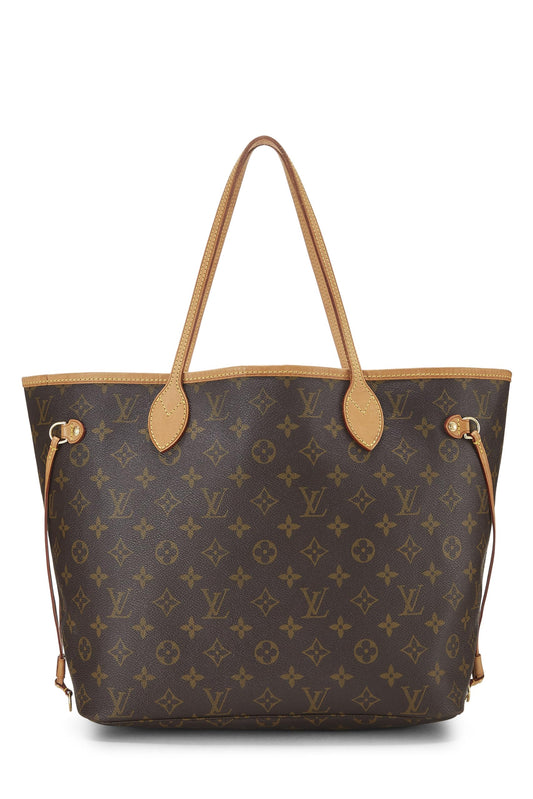 Louis Vuitton, Monogram Canvas Neverfull MM, Brown