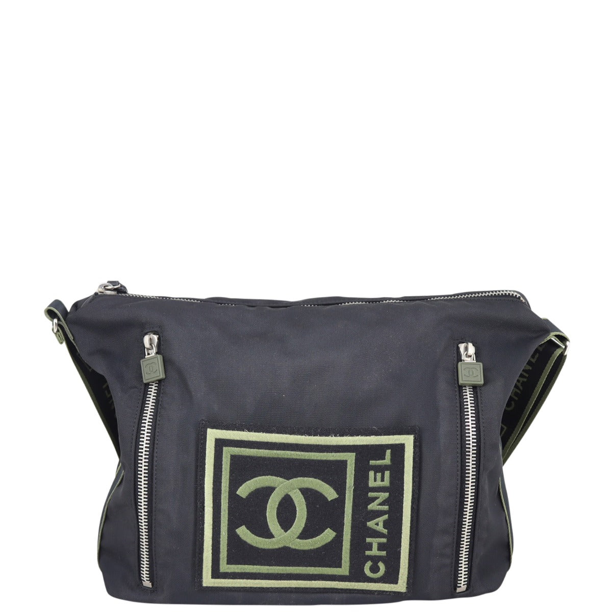 Chanel Nylon CC Logo Sportline Shoulder Bag
